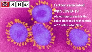 factors associated with COVID-19-related hospital death in the linked electronic health records of 17 million adult NHS patients.