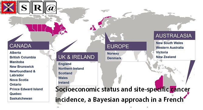 Socioeconomic status and site-specific cancer incidence, a Bayesian approach in a French Cancer Registries Network study 18 / 22