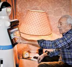 A Robotic System for Elderly Care and Monitoring using Human Robot Interaction