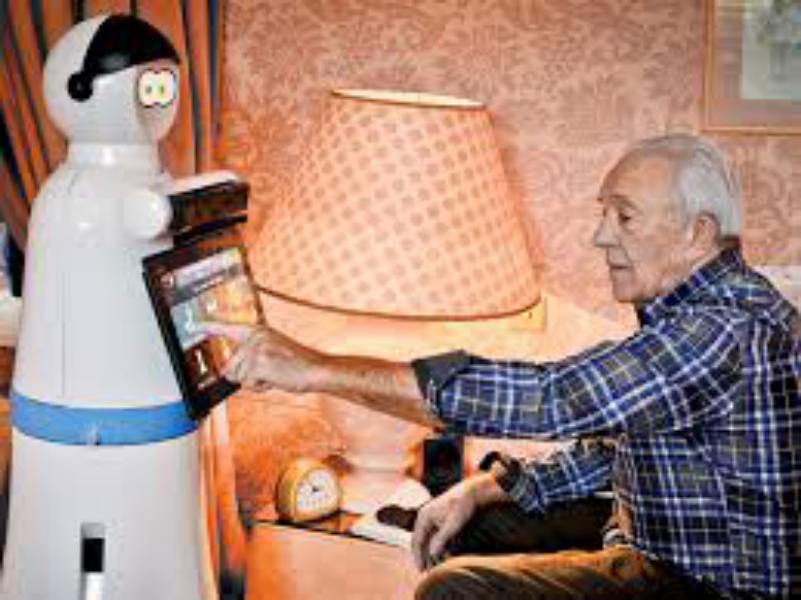 A Robotic System for Elderly Care and Monitoring using Human Robot Interaction