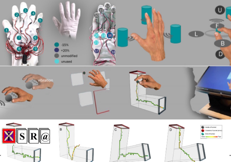 Audio-Tactile Proximity Feedback for Enhancing 3D Manipulation