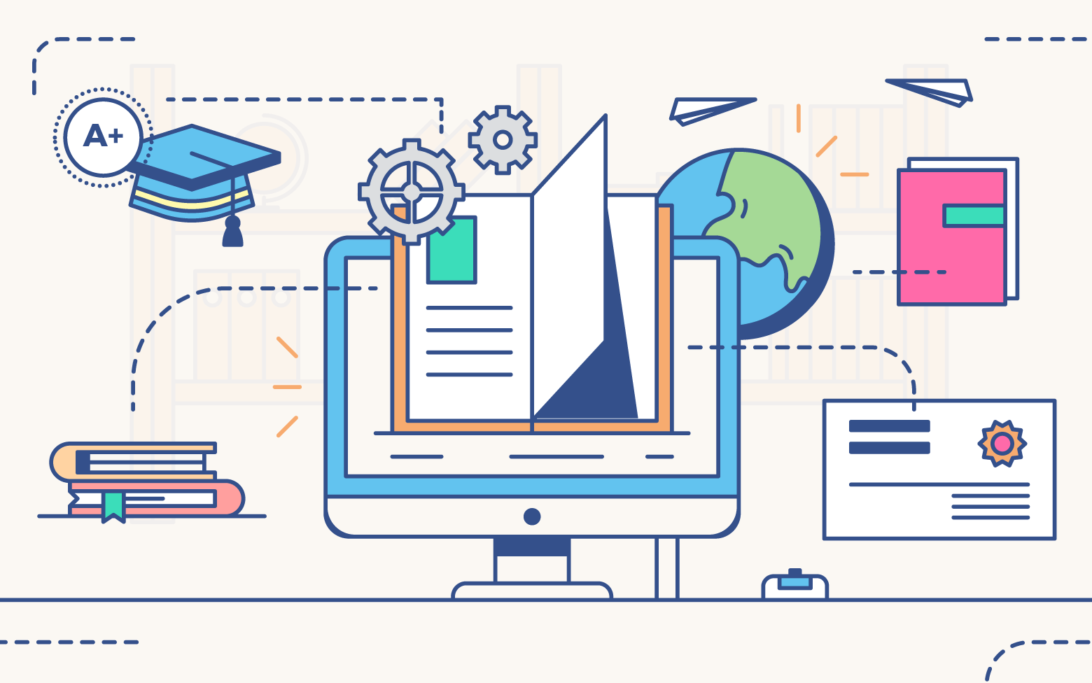 LMS SUPPORTING ON OFFLINE LEARNING