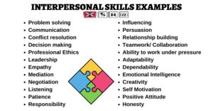 Interpersonal skills